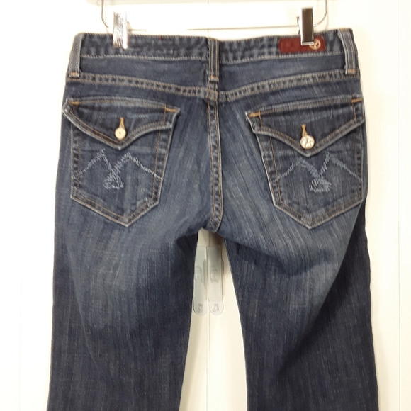 Yaso button fly flare jeans size 27 - Picture 6 of 10